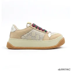 GG Screener GG Leather-Trimmed Canvas Shoes Sneakers – nk0005062