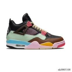 J Balvin x AJ 4 Multicolor Shoes Sneakers - nk0005108