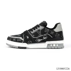 Alternative view of LV Black Trainer Shoes Sneakers – LV0005226