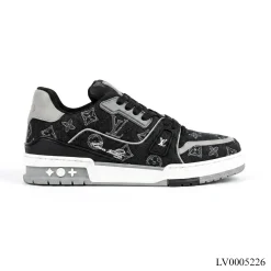 LV Black Trainer Shoes Sneakers – LV0005226