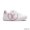 LV Time Out White Pink Shoes Sneakers – LV0005256