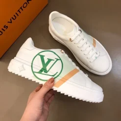 Alternative view of LV Time Out White Blue Shoes Sneakers – LV0005258