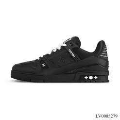 Alternative view of Black LV Trainer Shoes Sneakers – LV0005279
