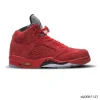 AJ 5 Retro Red Suede Shoes Sneakers - nk0005143