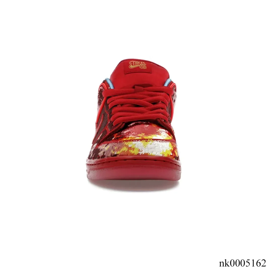 SB Dunk Low The Wizard of Oz Ruby Red Slipper (Golden Ticket) Shoes Sneakers - nk0005162 - Image 3