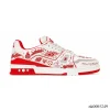 LV Trainer Graffiti White Red Shoes Sneakers – nk0005249