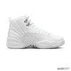 AJ 12 Retro All White Shoes Sneakers - nk0005257