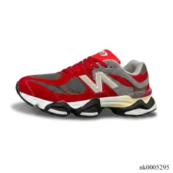 Alternative view of NB 9060 Red and Grey Unisex Chunky Shoes Sneakers - nk0005295