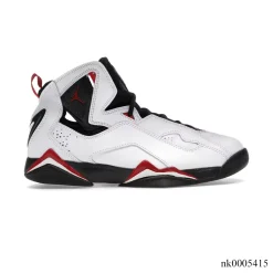 JD True Flight White Varsity Red Shoes Sneakers - nk0005415