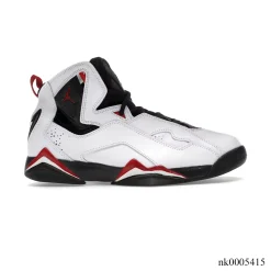 JD True Flight White Varsity Red Shoes Sneakers - nk0005415
